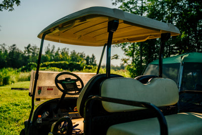 Parked Golf Cart